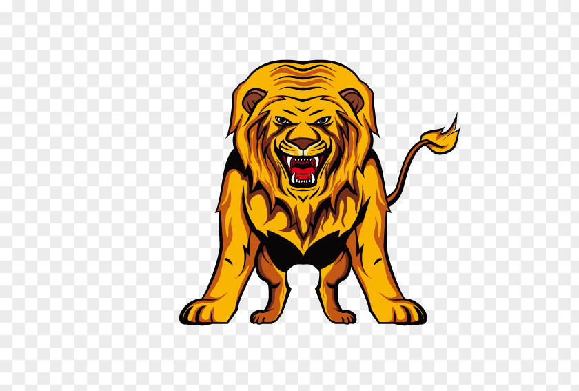 Ferocious Tiger Lion Royalty-free Illustration PNG
