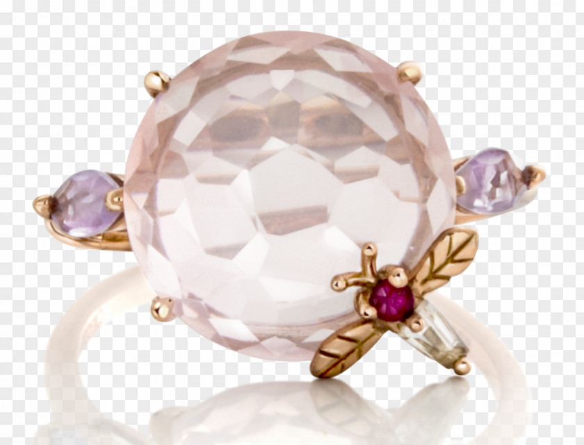 Mining Honey Bees Jewellery Gemstone Clothing Accessories Amethyst Brooch PNG