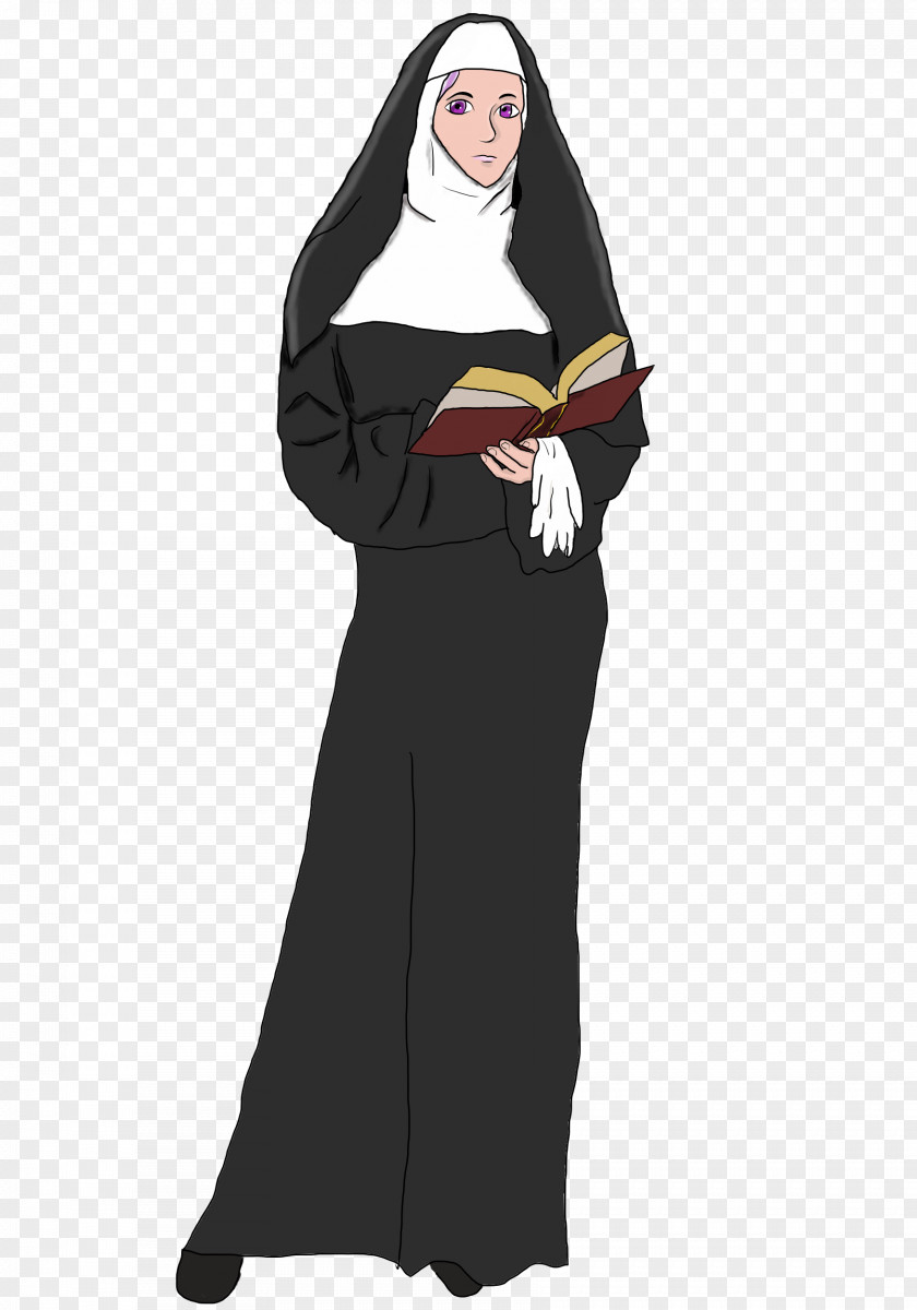 Robe Abbess Costume Illustration Cartoon PNG