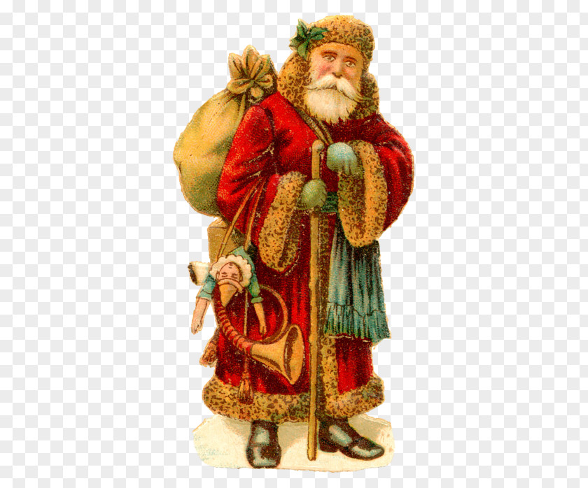 Santa Claus Old World Map Clip Art PNG