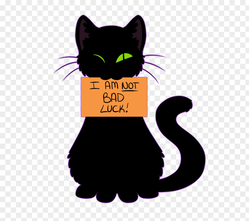 Snout Tail Cat Black Small To Medium-sized Cats Cartoon Whiskers PNG