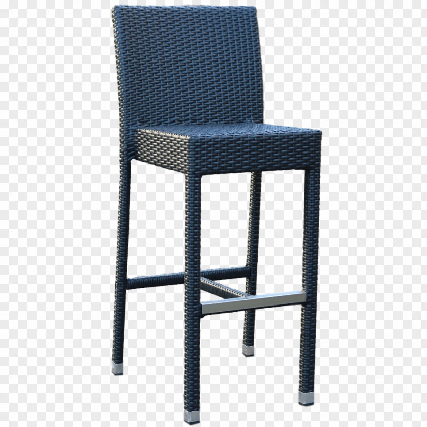 Square Stool Table Bar Rattan Seat PNG