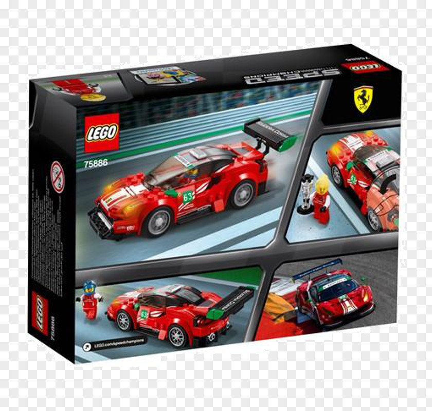 Toy Scuderia Corsa Lego Speed Champions Ferrari 488 GT3 PNG