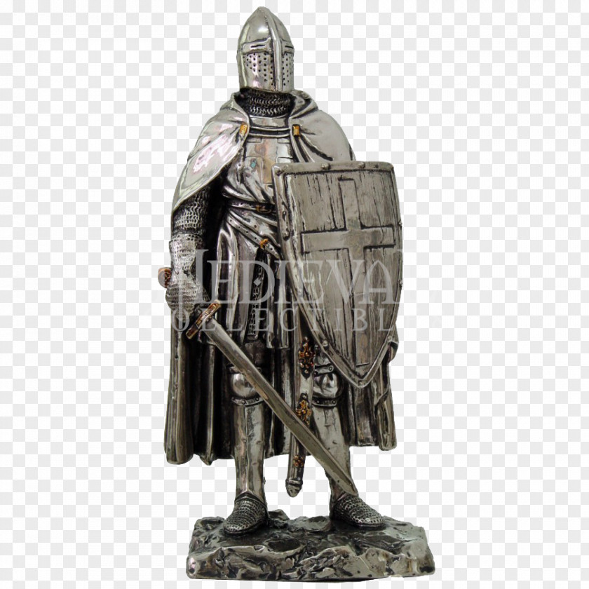 Knight Crusader Crusades Middle Ages Statue PNG