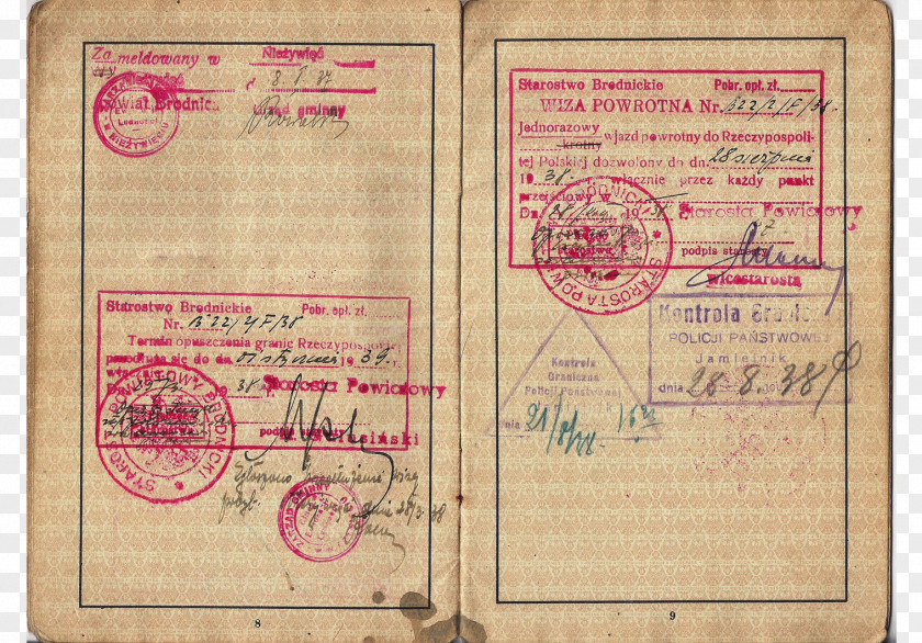 Passport German Consul Diplomat Invasion Of Poland PNG