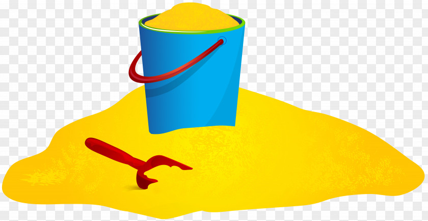 Sand Pail And Shovel Clip Art Image Yellow Animal Headgear PNG