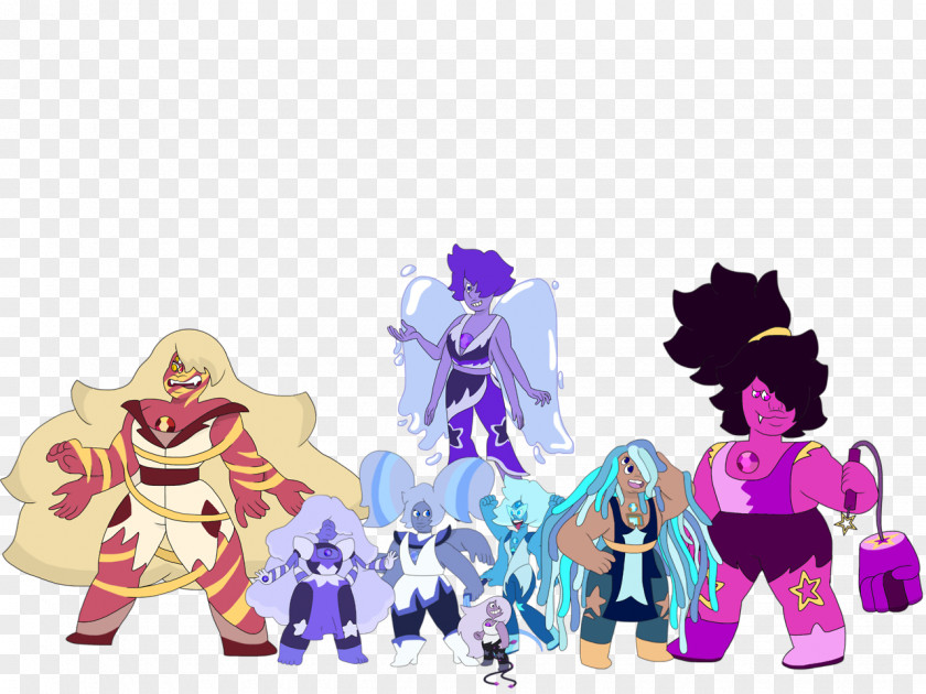 Universe Amethyst Ruby Rose Quartz Tanzanite Chalcedony PNG