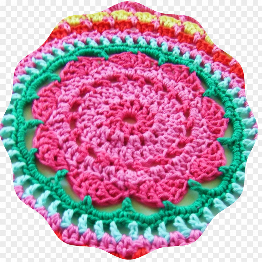Doilies Doily Crochet Knitting Yarn Wool PNG