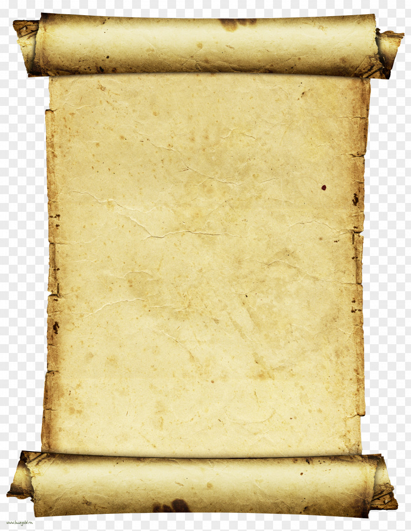 Paper Parchment Scroll Printing PNG
