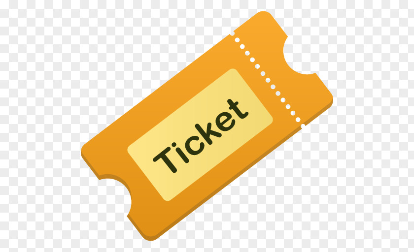 Ticket Brand Yellow Line PNG