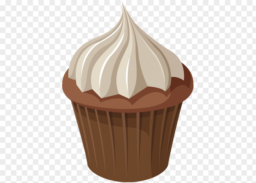 Chocolate Cupcake Frozen Dessert PNG