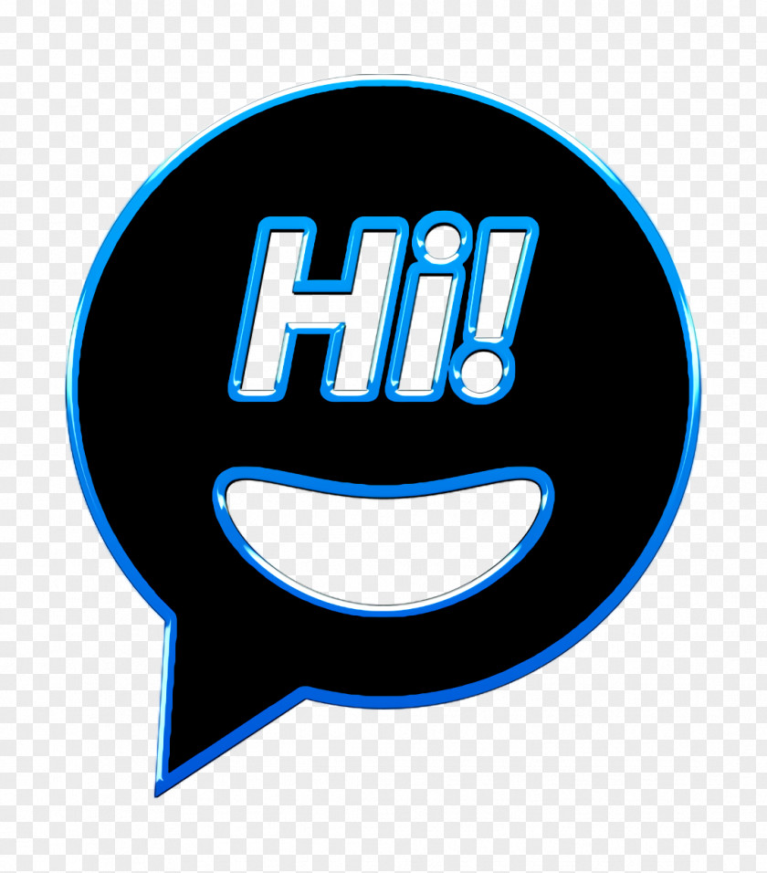 Communications Icon Hi Face Speech Bubble PNG