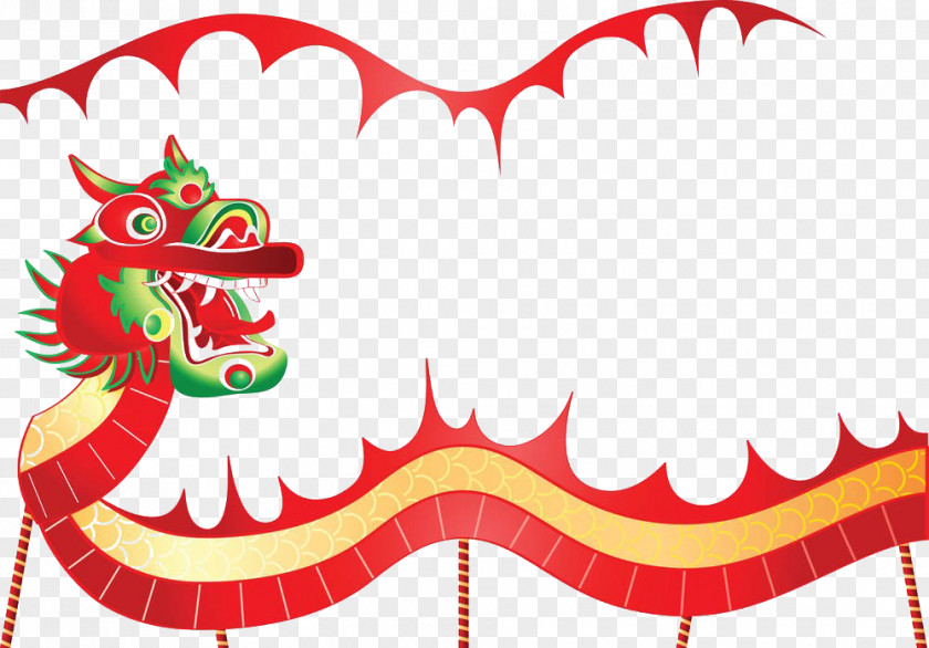 Month Dragon Dance Lion Chinese New Year Clip Art PNG