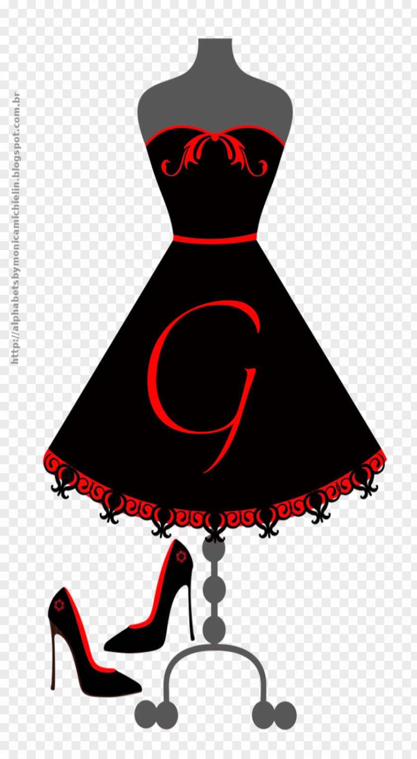 Red Black Dress Clothes T-shirt Clothing Neckline PNG