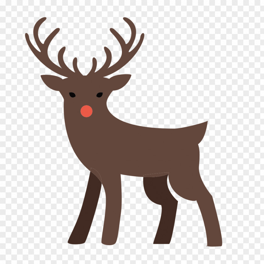 Reindeer Clip Art Moose Santa Claus PNG
