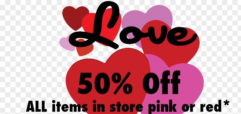 Valentines Day Sale Logo Valentine's Brand Pink M Font PNG
