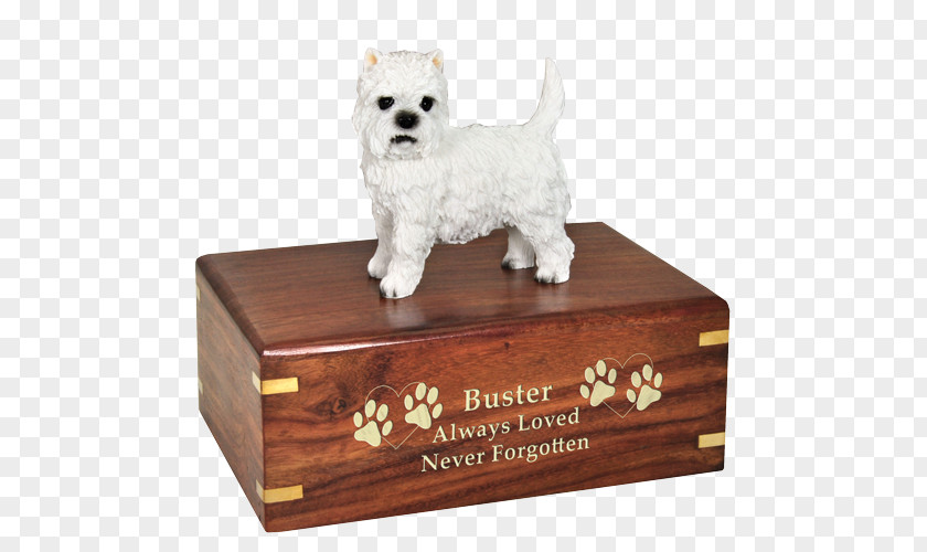 West Highland Terrier Dog Breed White Companion Urn Ceramic PNG