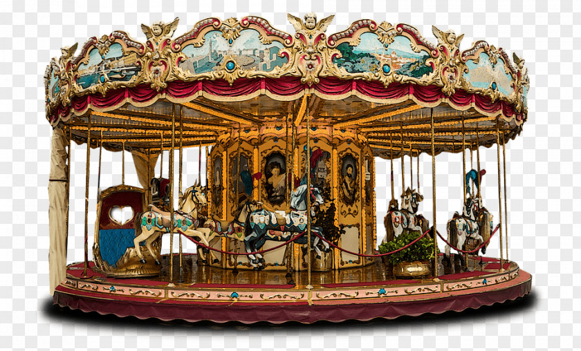 Carousel Merry Go Round PNG Round, empty seat carousel clipart PNG