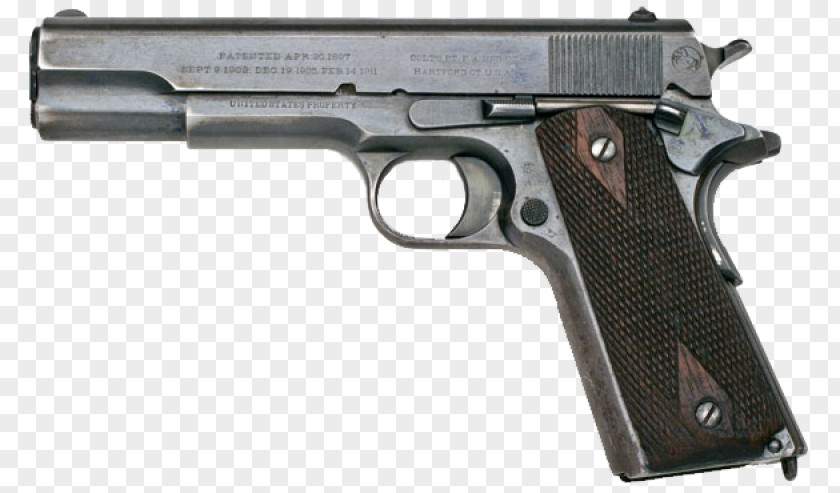 Colt 45 M1911 Pistol Colt's Manufacturing Company Blowback .45 ACP PNG