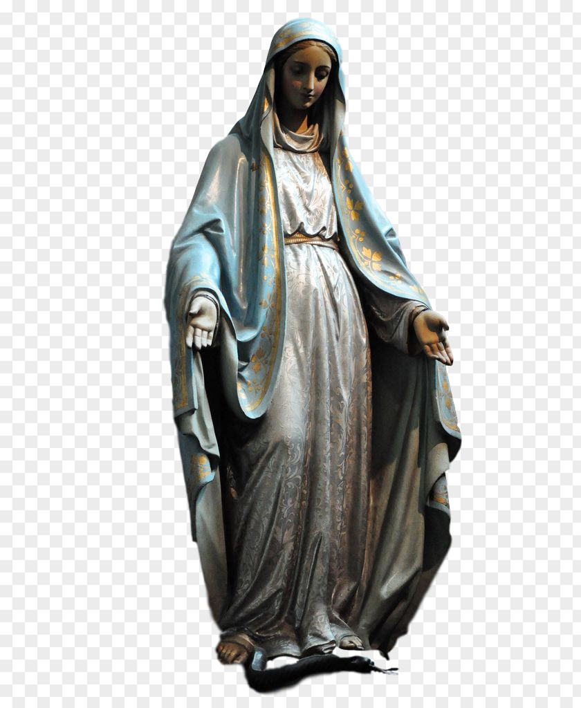 God Lourdes Statue Madonna Sculpture PNG
