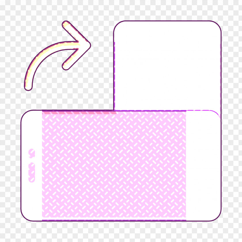 Magenta Material Property Essential Icon Smartphone PNG