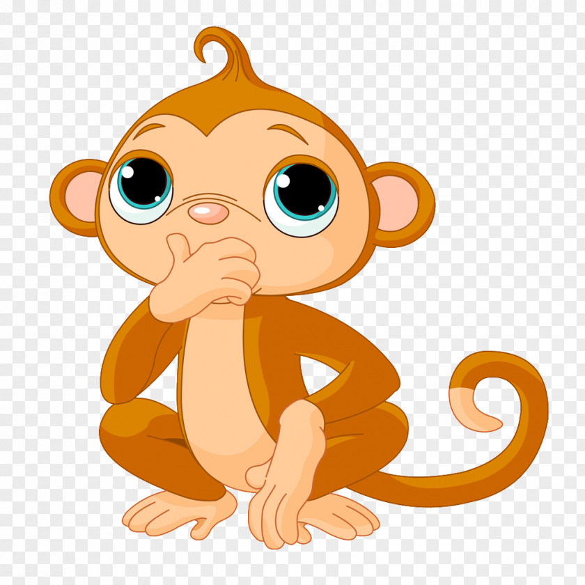 Monkey Clip Art Image Drawing PNG
