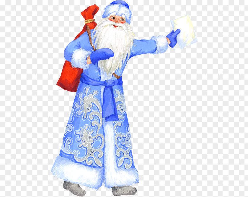 Santa Claus Ded Moroz Christmas Tree Gift PNG