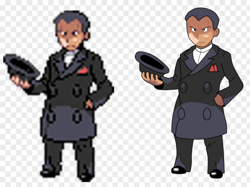 Sprite Giovanni Pokémon HeartGold And SoulSilver FireRed LeafGreen Red Blue PNG