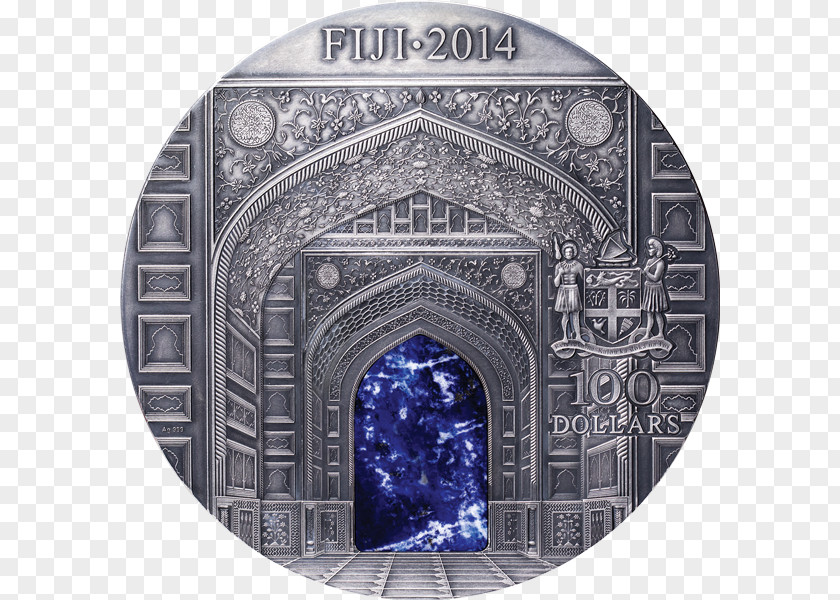 Taj Mahal Perth Mint Silver Coin PNG