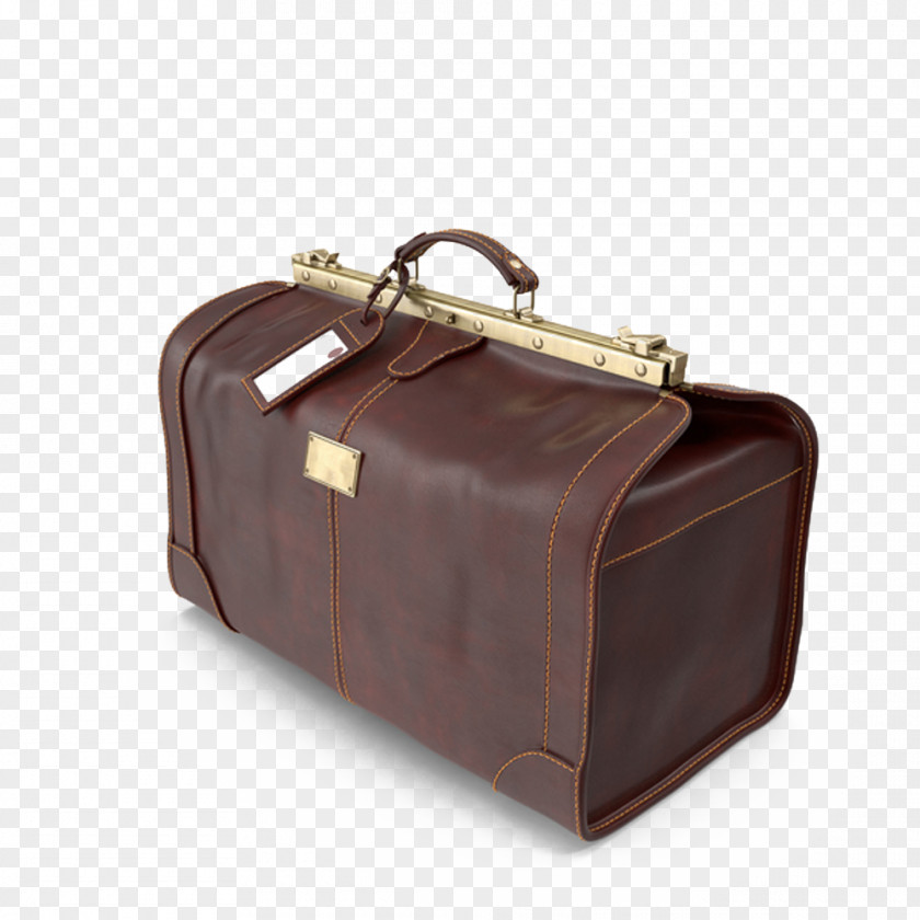 Vintage Travel Bag Briefcase PNG