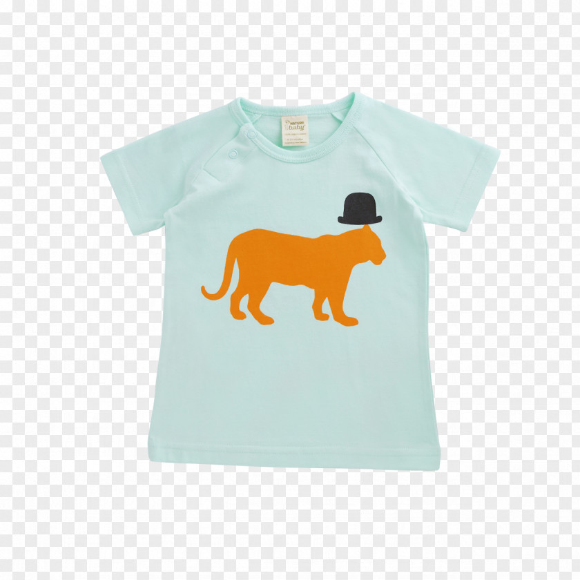 Watercolor Tiger Dog T-shirt Turquoise Yellow Clothing PNG