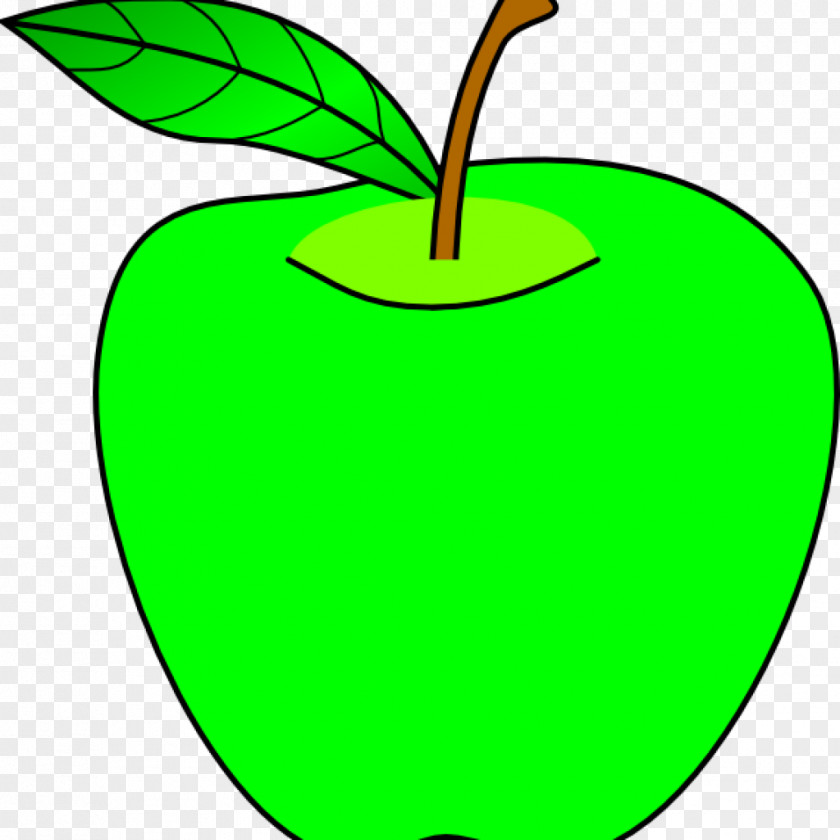 Cartoon Apples Clip Art Openclipart Apple Green Image PNG
