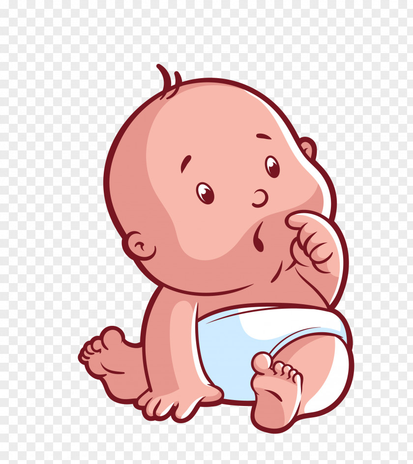 Cartoon Baby Diaper Infant Child Care PNG