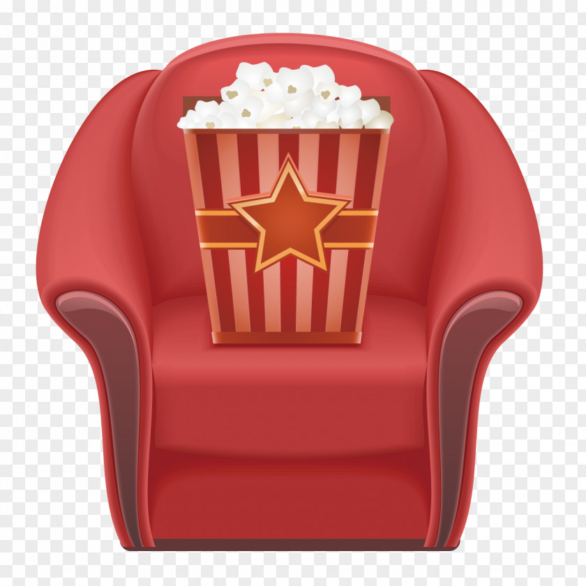 Cinema Seats Chair Popcorn Seat PNG
