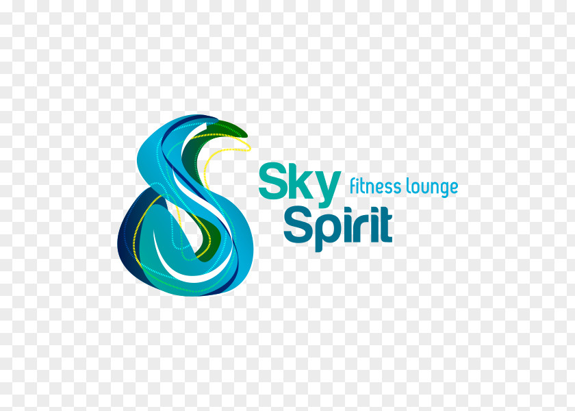Design Logo Sky Spirit Fitness Lounge SkyParks Business Center Brand PNG