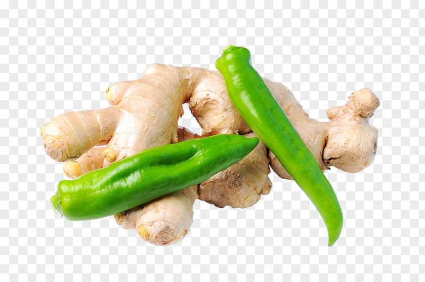 Ginger And Green Pepper Free Pull Material Vegetable Tea Garlic PNG