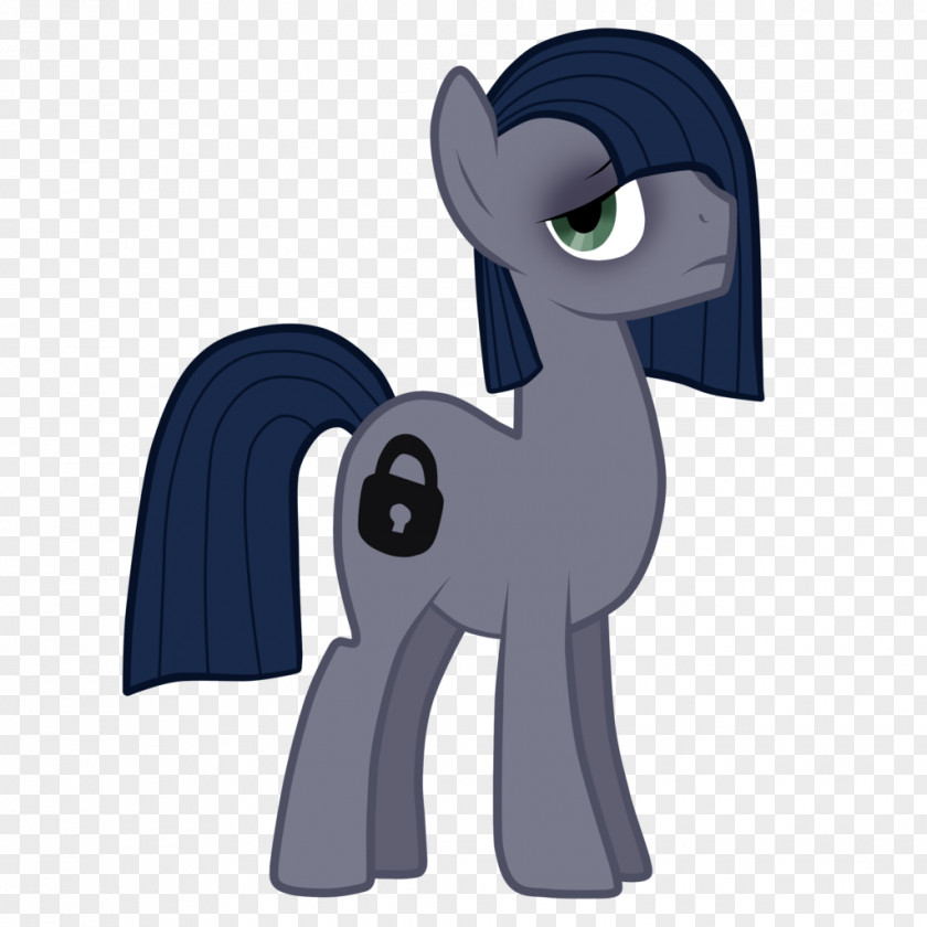 Horse Pony Cartoon Character Purple PNG