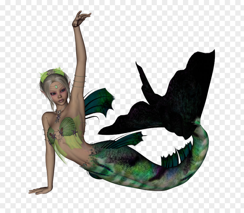 Mermaid Tail Merfolk Post Art PNG