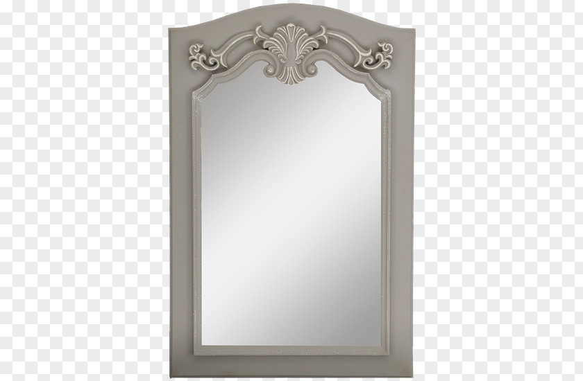 Mirror Vanity Gold Wood Rectangle PNG