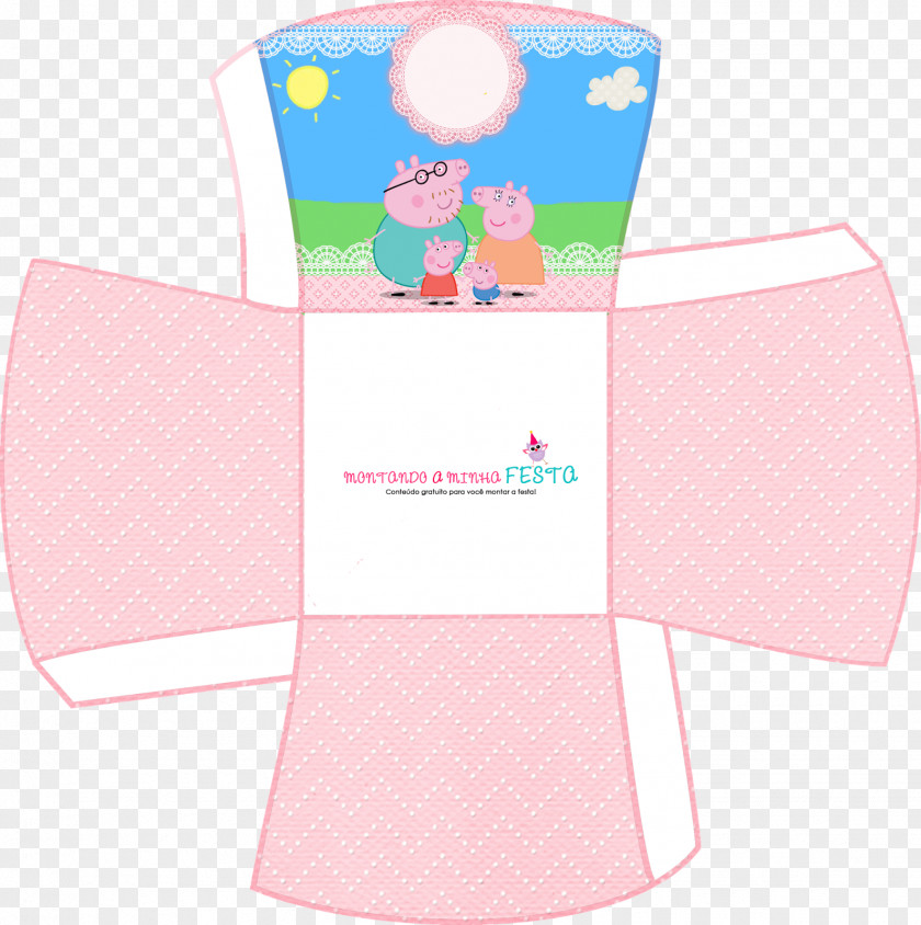 Pink Pig Drawing Domestic Convite PNG