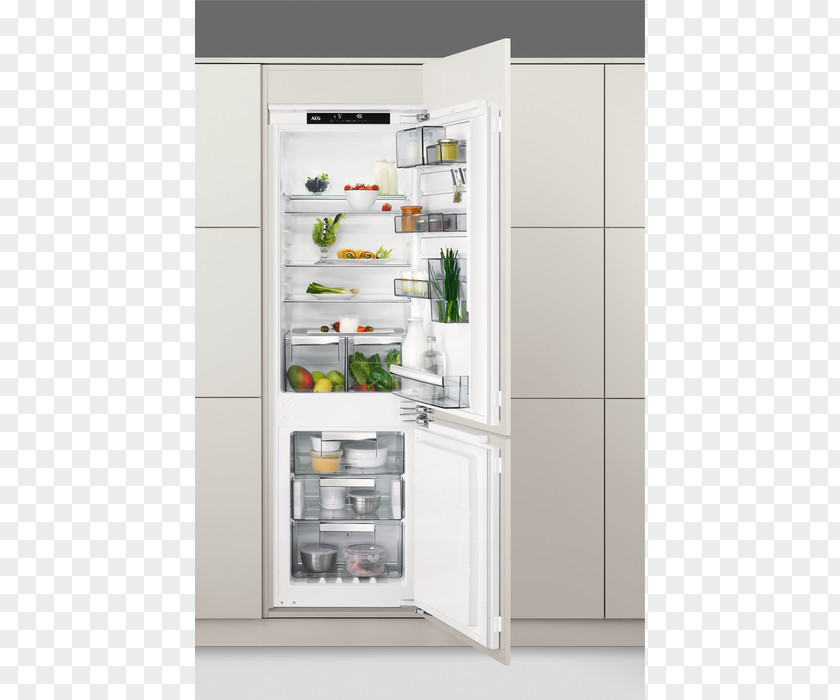 Refrigerator AEG Auto-defrost Home Appliance Freezers PNG