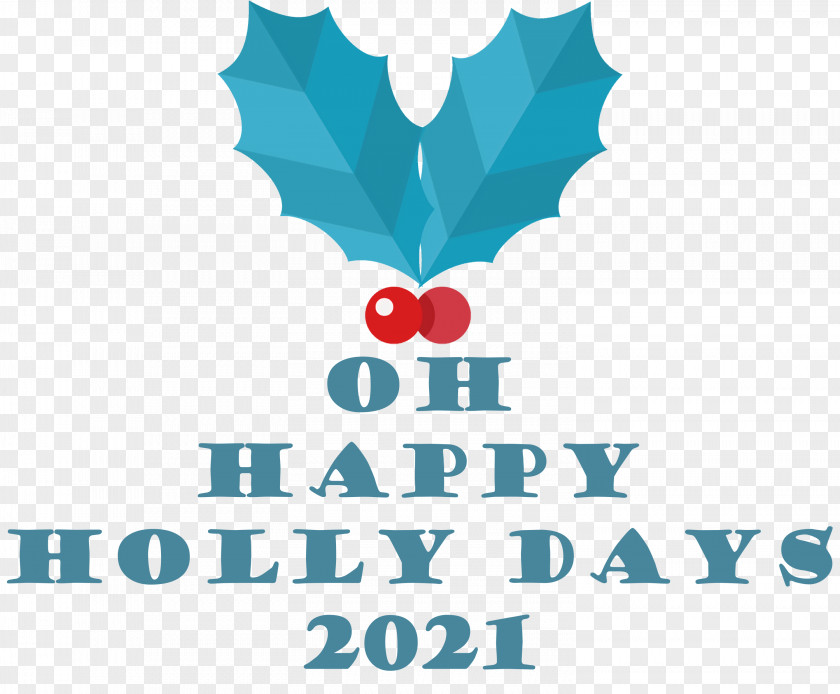 Happy Holly Days Christmas Winter PNG