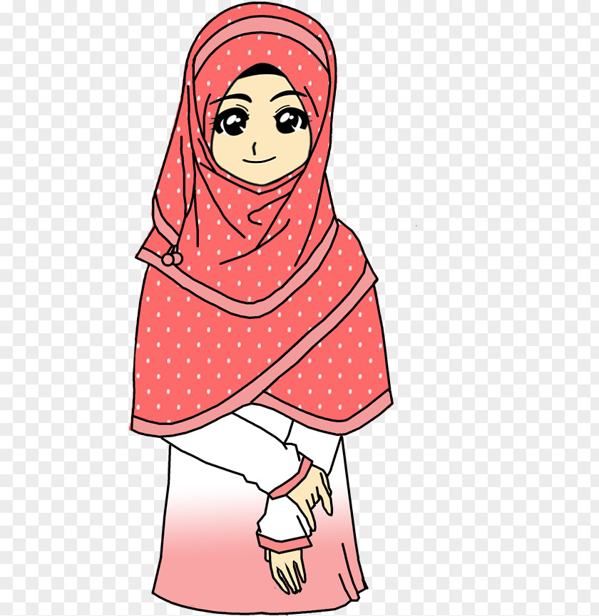 Islam Muslim Hijab Drawing Cartoon PNG