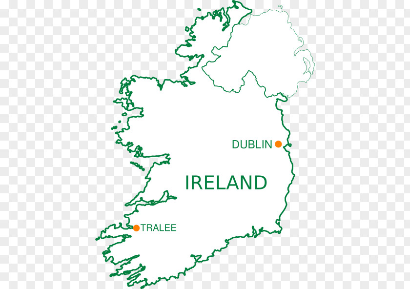 Map Cartoon Northern Ireland Republic Of Ireland–United Kingdom Border Clip Art PNG