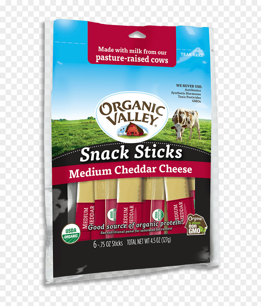 Mozzarella Sticks Milk Cheddar Cheese Marble Organic Valley PNG