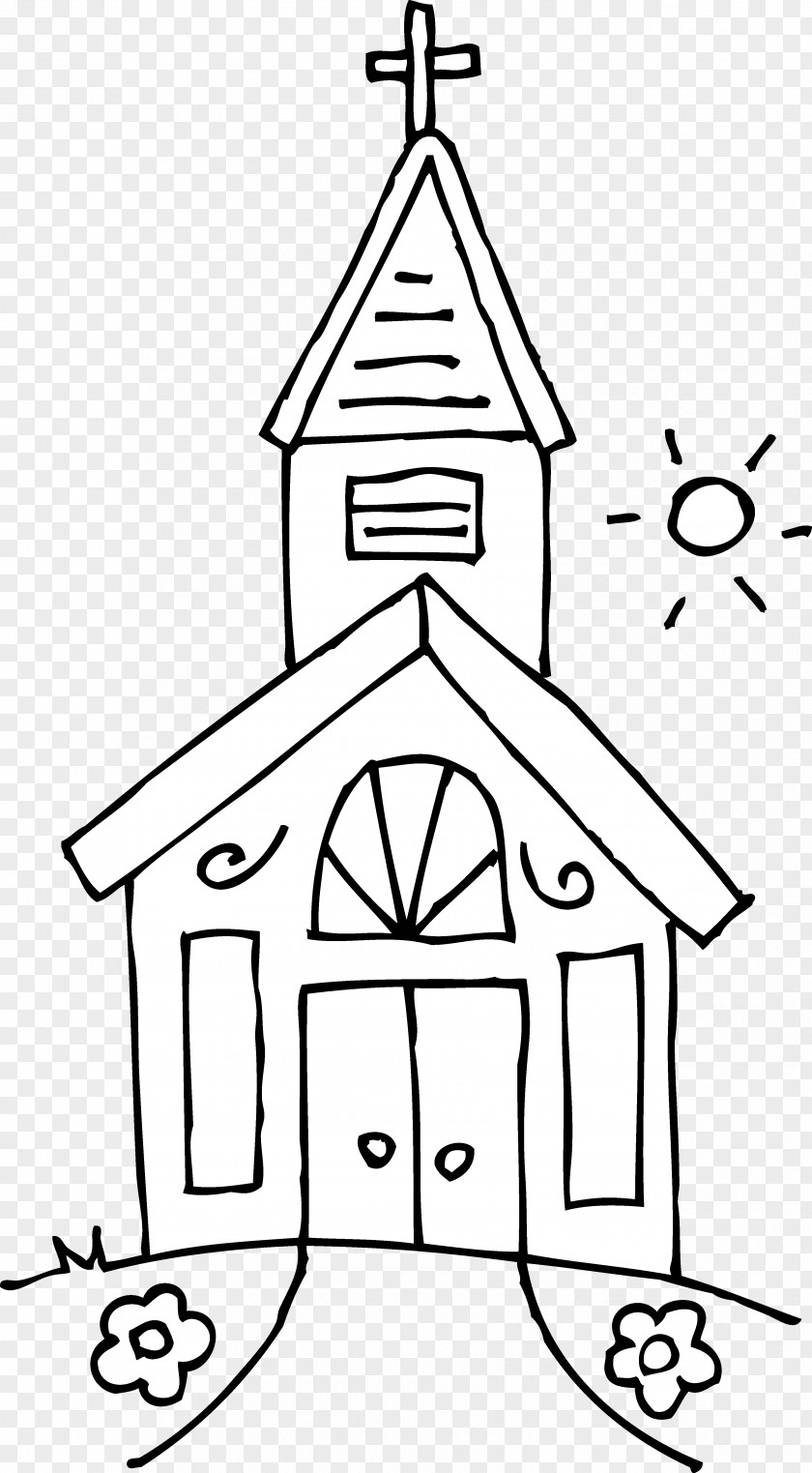 Tan House Cliparts Church Black And White Religion Clip Art PNG