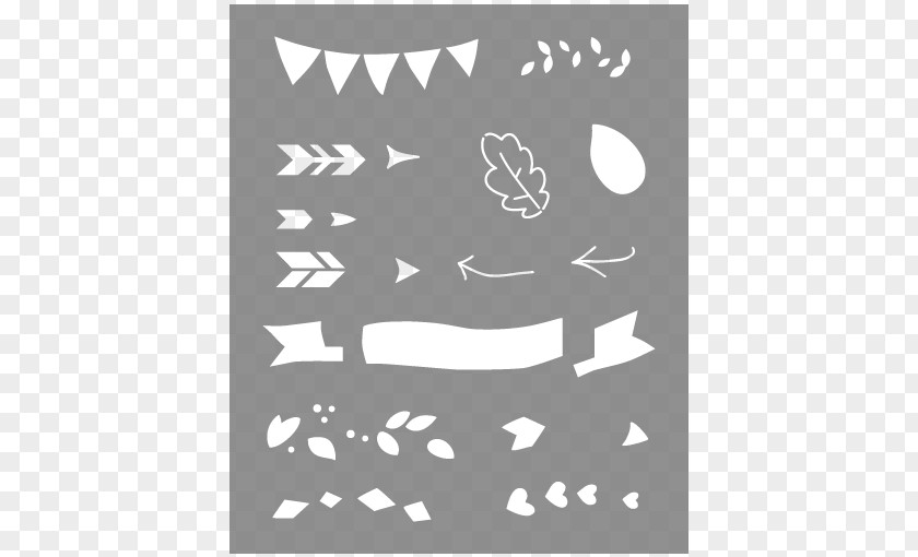 Bullet Journal Stencil White Angle Pattern PNG