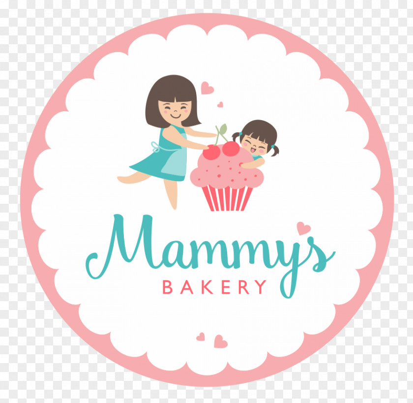 Cake Bakery Cupcake Logo Design PNG