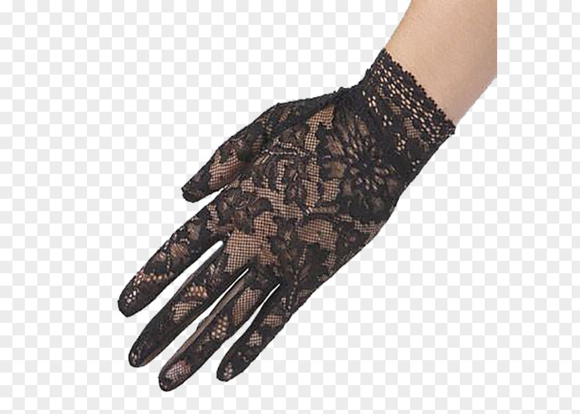 Elegant Night Party Finger Glove Cornelia James Lace Cuff PNG