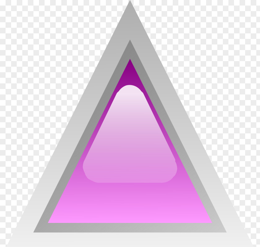 Purple Triangle Clip Art PNG